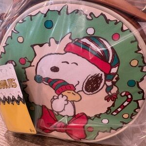 Loungefly Snoopy Holiday Crossbody Bag - Green and Red